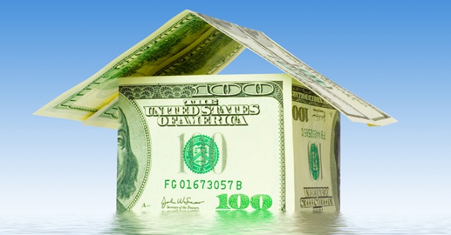 Money House In Water